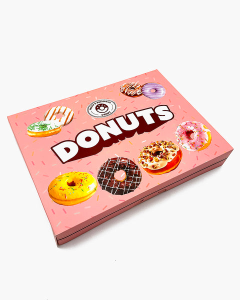 Box Donut 1-DZ Flat Printed (Fresh & Delicious) 125ct.