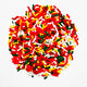 Rainbow Sprinkles 6# American