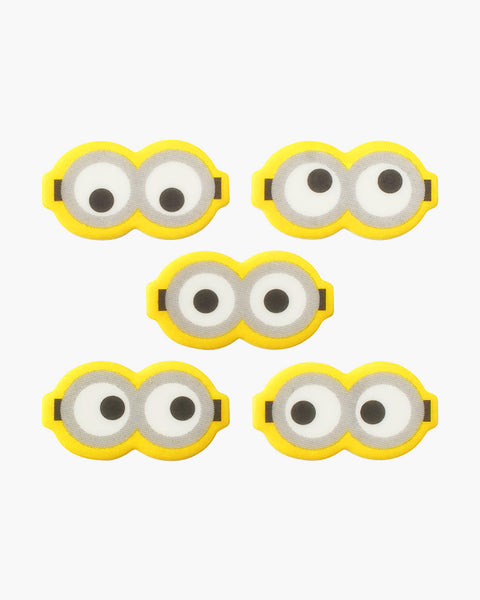 Minions Disks Sugar Decorations