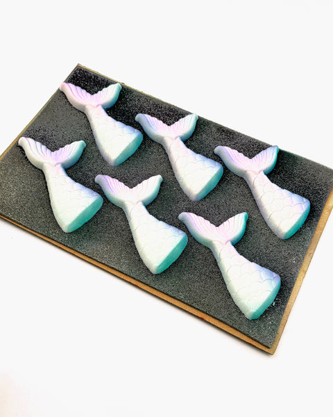 Large Mermaid Tail Sugar Decorations