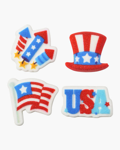 Let the Freedom Icing Decorations 200ct