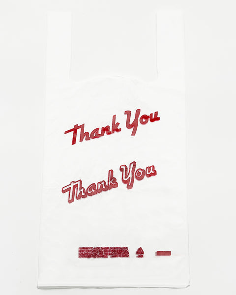 Bag Plastic Med. Thank You 10x5x18 1000ct.