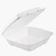 Container Foam Hinged Lid White 200ct. Dart